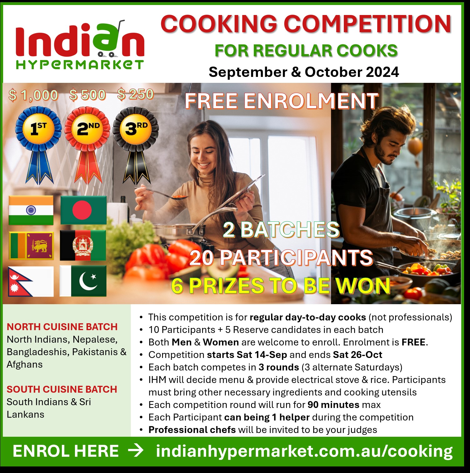 Indian Hypermarket Cooking competetion